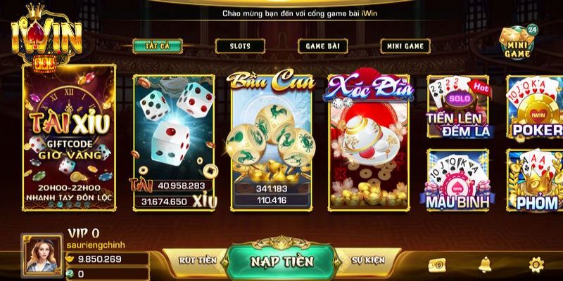 Cá cược hấp dẫn với hệ thống game cược tại cổng game Iwin